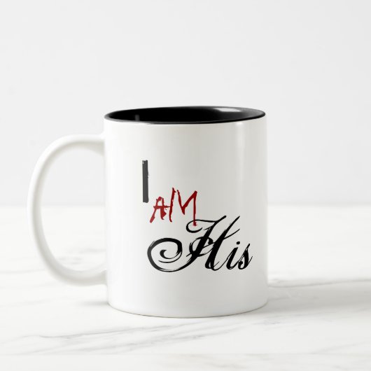 2 Couleurs "Je suis sa" tasse (Gauche)