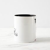 2 Couleurs "Je suis sa" tasse (Centre)