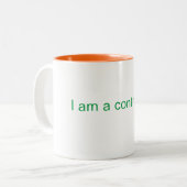 2 Couleurs Je suis une tasse à café contrariée (Devant gauche)