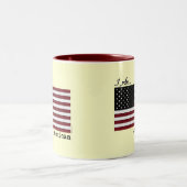 2 Couleurs JE SUIS une tasse américaine (Centre)
