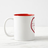 2 Couleurs Je t'aime plus de tasse (Gauche)