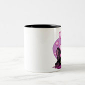 2 Couleurs Je t'aime tasse de chaton (Centre)