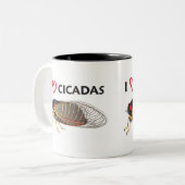 2 Couleurs "Je tasse aime cigale" (Devant gauche)