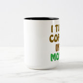 2 Couleurs Je transforme le café en argent tasse à café (Centre)