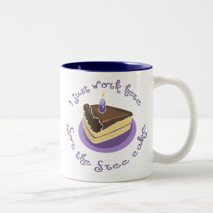 2 Couleurs Je travaille juste ici librement la tasse de café