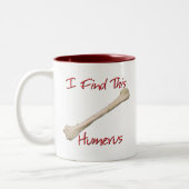 2 Couleurs Je trouve cette tasse d'humérus (Gauche)