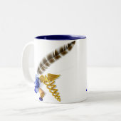 2 Couleurs JEB, tasse à deux tons d'inc. (Devant gauche)