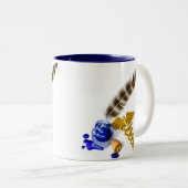 2 Couleurs JEB, tasse à deux tons d'inc. (Devant droit)