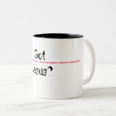 2 Couleurs Jésus obtenu ? Tasse (Devant droit)