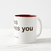 2 Couleurs Jésus vous aime tasse (Devant droit)