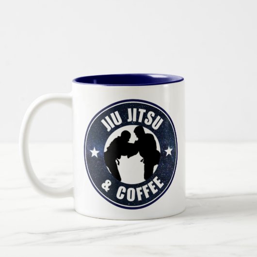 2 Couleurs Jiu Jitsu et tasse de café (Gauche)