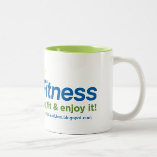 2 Couleurs Joie de tasse de café de forme physique