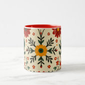 2 Couleurs jolie tasse (Centre)