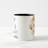 2 Couleurs Joyeuse tasse d'anniversaire, cadeau d'anniversair (Centre)