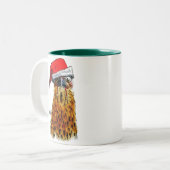 2 Couleurs Joyeuse tasse de Chickmas (Devant gauche)