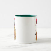 2 Couleurs Joyeuse tasse de Chickmas (Centre)