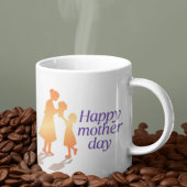 2 Couleurs Joyeuse tasse de la fête des mères