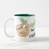 2 Couleurs Juste tasse de café accrochante de paresse (Gauche)