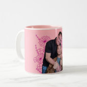 2 Couleurs Justin et Jeff 2025 tasse de café (Devant gauche)