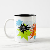 2 Couleurs KA-POW ! tasse (Gauche)