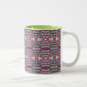 2 Couleurs Kaléidoscope pourpre tasse à deux tons de 11 onc