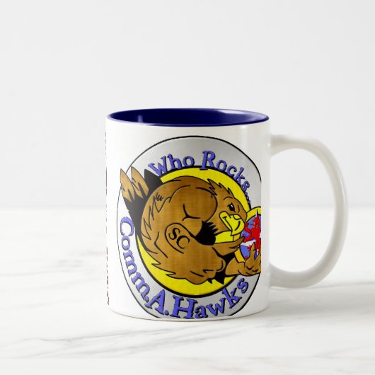 2 Couleurs KB Comm.A.Hawks - Tasse (Droit)