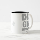 2 Couleurs Kean MGC Care Label Design Studio Tasse (Devant droit)