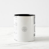 2 Couleurs Kean MGC Care Label Design Studio Tasse (Centre)