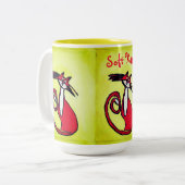 2 Couleurs Kitty doux - tasse de 15 onces (Devant gauche)
