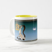 2 Couleurs Kitty et tasse d'oiseau (Devant gauche)