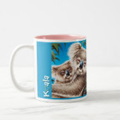 2 Couleurs Koala et tasse de bébé (Gauche)