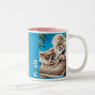 2 Couleurs Koala et tasse de bébé