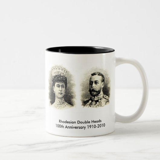 2 Couleurs La 100th tasse d'anniversaire (Droit)