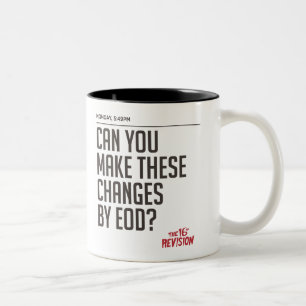 2 Couleurs La 16ème révision - tasse de lundi