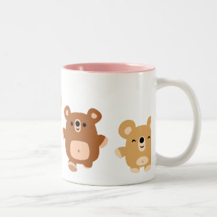 2 Couleurs La bande dessinée mignonne soutient la tasse 3