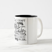 2 Couleurs La deuxième tasse de l'auteur d'ébauche (Devant droit)