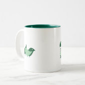 2 Couleurs La double la tasse d'Imaginaryness (Devant gauche)