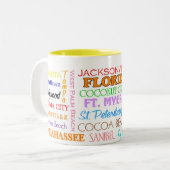 2 Couleurs La Floride place la tasse (Devant gauche)