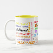 2 Couleurs La Floride place la tasse (Gauche)