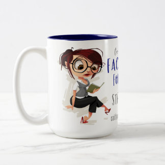 2 Couleurs La Force Facteur est forte 15oz tasse
