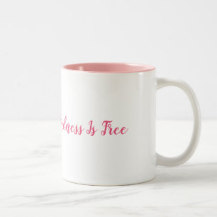 2 Couleurs La gentillesse est tasse de café libre