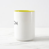 2 Couleurs La grande tasse 15oz à deux tons faite sur (Centre)