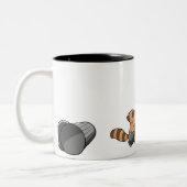 2 Couleurs La grande tasse de cambriolage de Tanuki (Gauche)