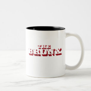 2 Couleurs La grande tasse de lettre de Bronx