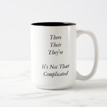 Là, leur, ils sont tasse