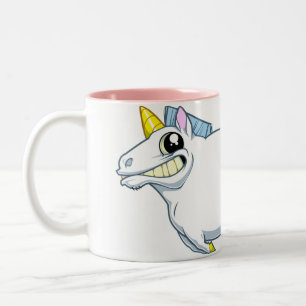 2 Couleurs La licorne pète tasse