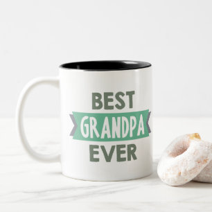 2 Couleurs La meilleure tasse d'art de mot de grand-papa