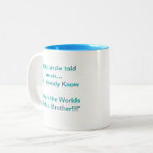2 Couleurs La meilleure tasse de frère (Devant gauche)