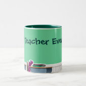 2 Couleurs La meilleure tasse de professeur jamais (Centre)
