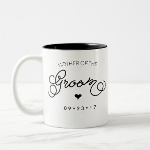 2 Couleurs La mère de la tasse de marié personnalisent votre